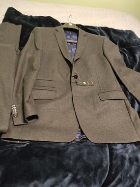 Men's Horst Classic Two-Button Suit Jacket - Gray 38T